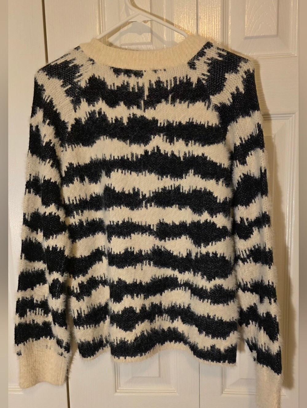 b.young Bynolle Jacquard Jumper - Black & Cream - Picture 5 of 10